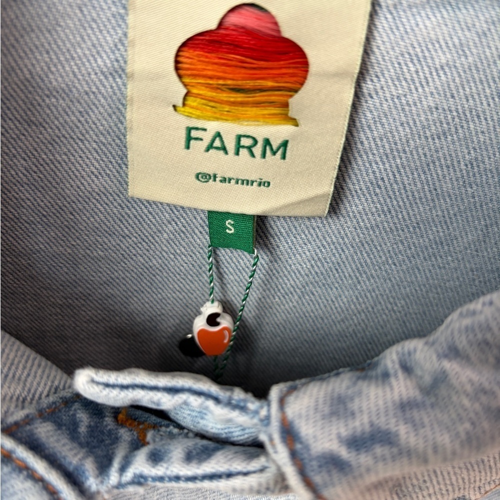 FARM Rio Bow Embroidery denim Jacket - DT - Picture 10 of 14